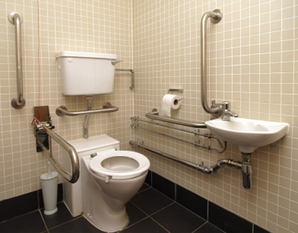 handicapped accessible bathroom