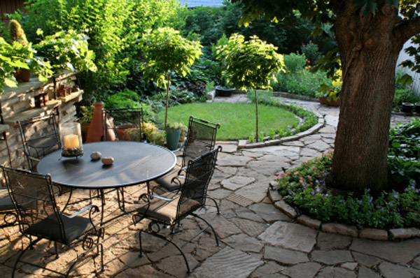 Stone walkway
