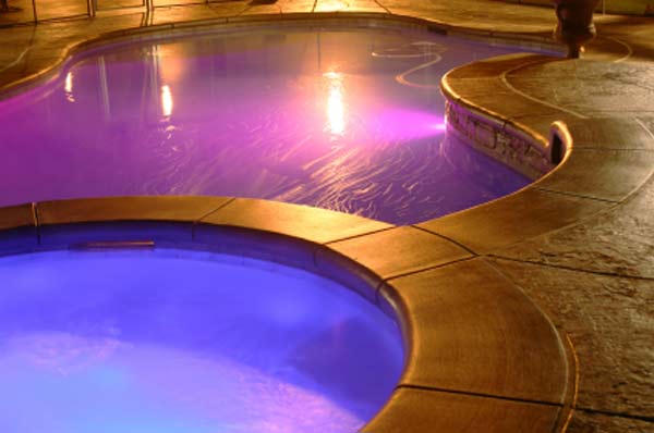 Hot tub and pool