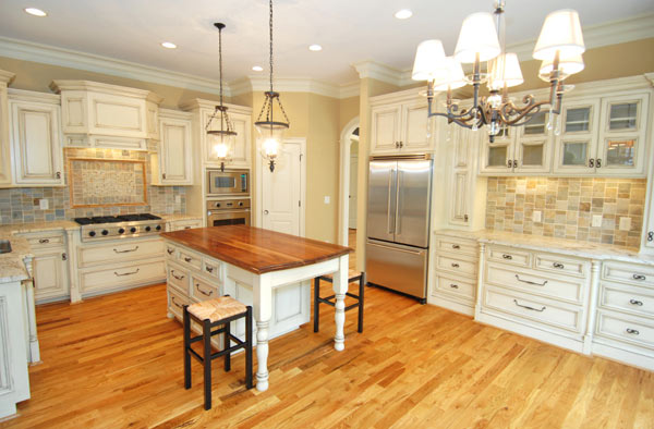 Bright white kitchen